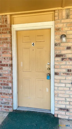 a view of front door