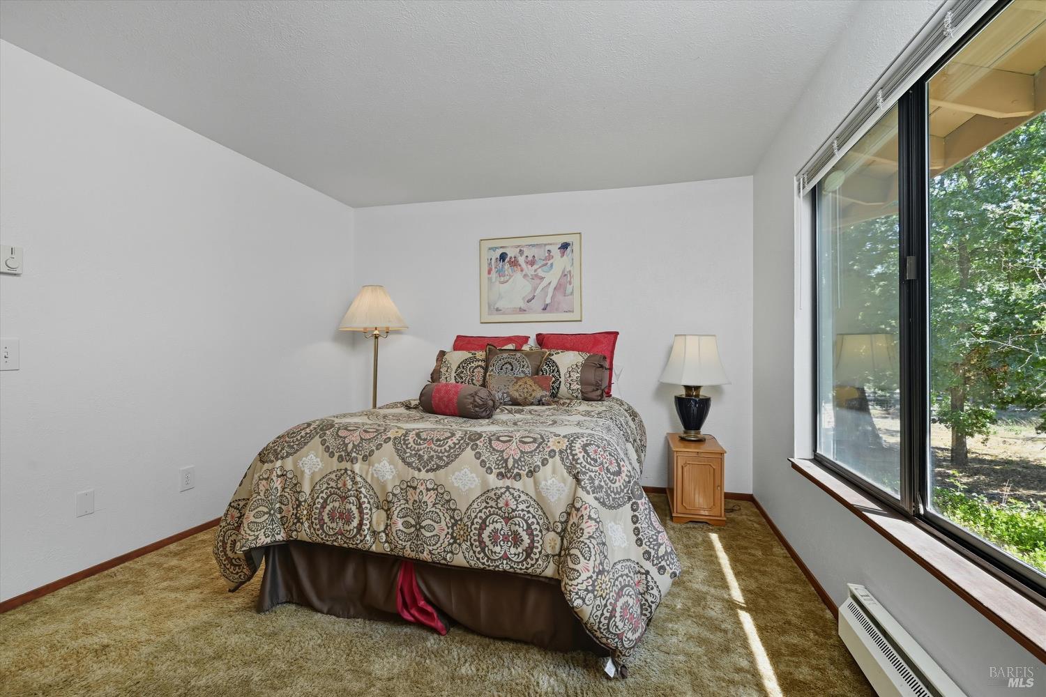 2487 Olivet Road Santa Rosa, CA 95401 - Photo 24 of 48 a bedroom with a bed and a large window