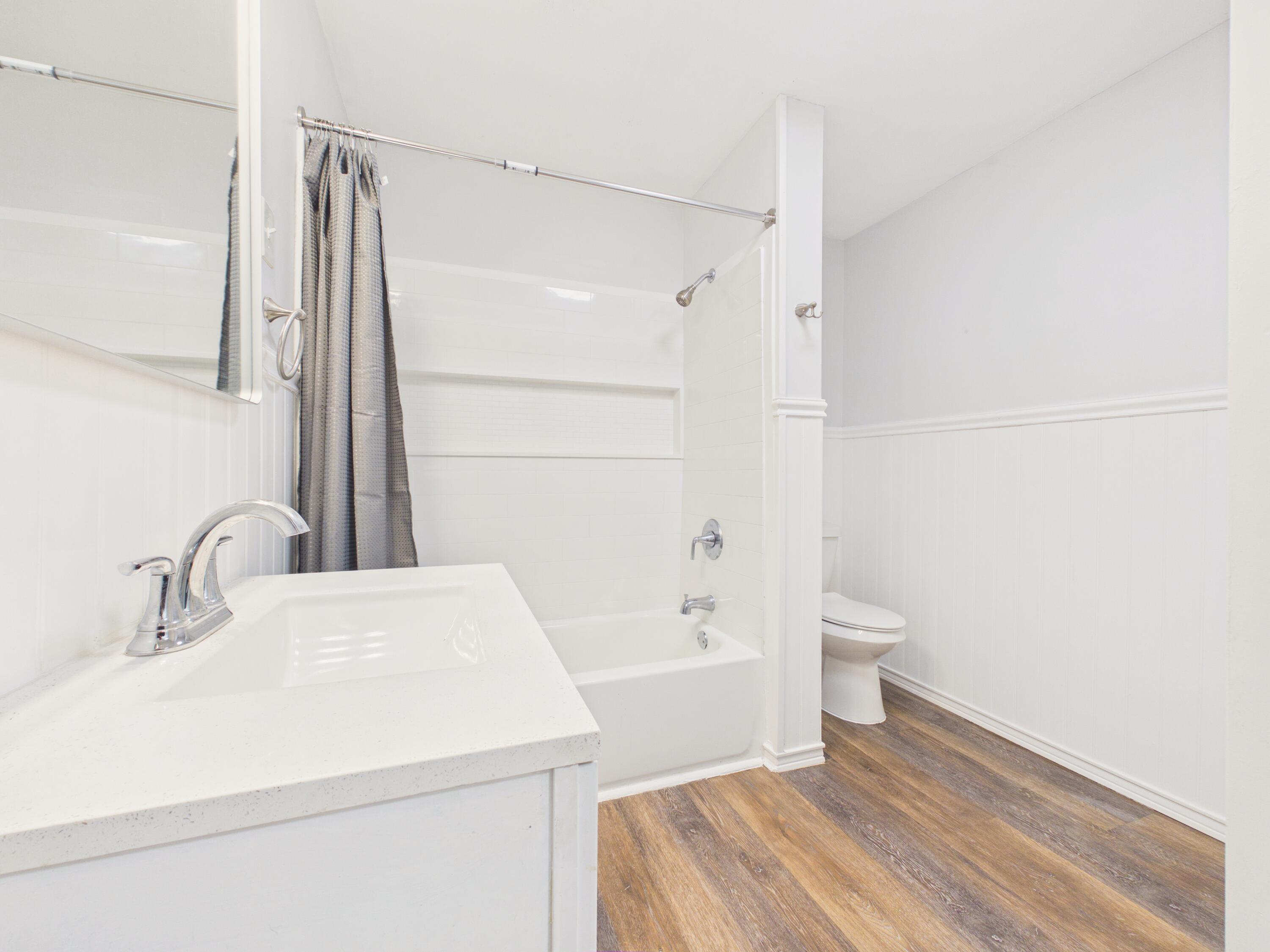 800 Old Whiskey Road South New Ellenton, SC 29809 - Photo 10 of 31 a bathroom with a sink toilet and shower