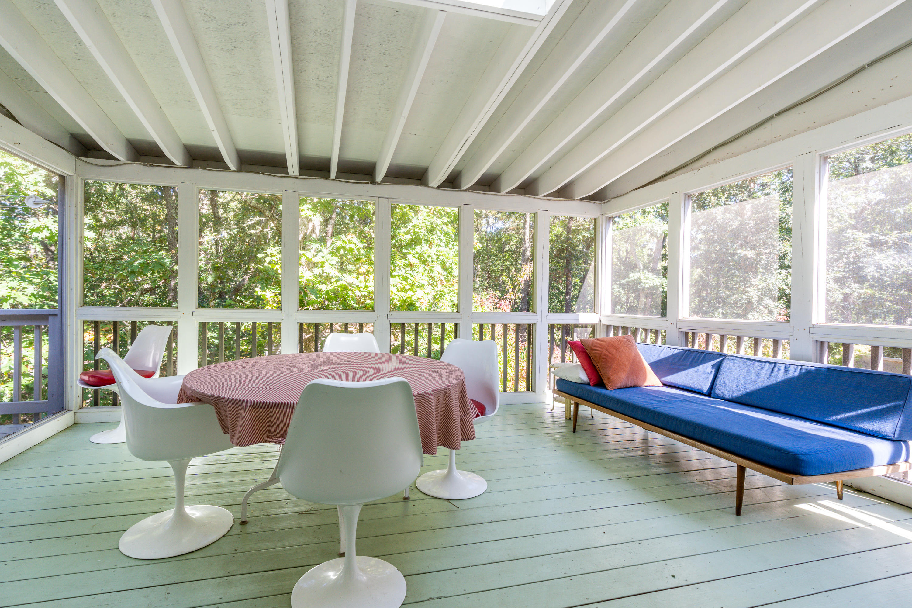 16 Meadow View Wellfleet, MA 02667 - Photo 14 of 36 a living room with furniture and a floor to ceiling window