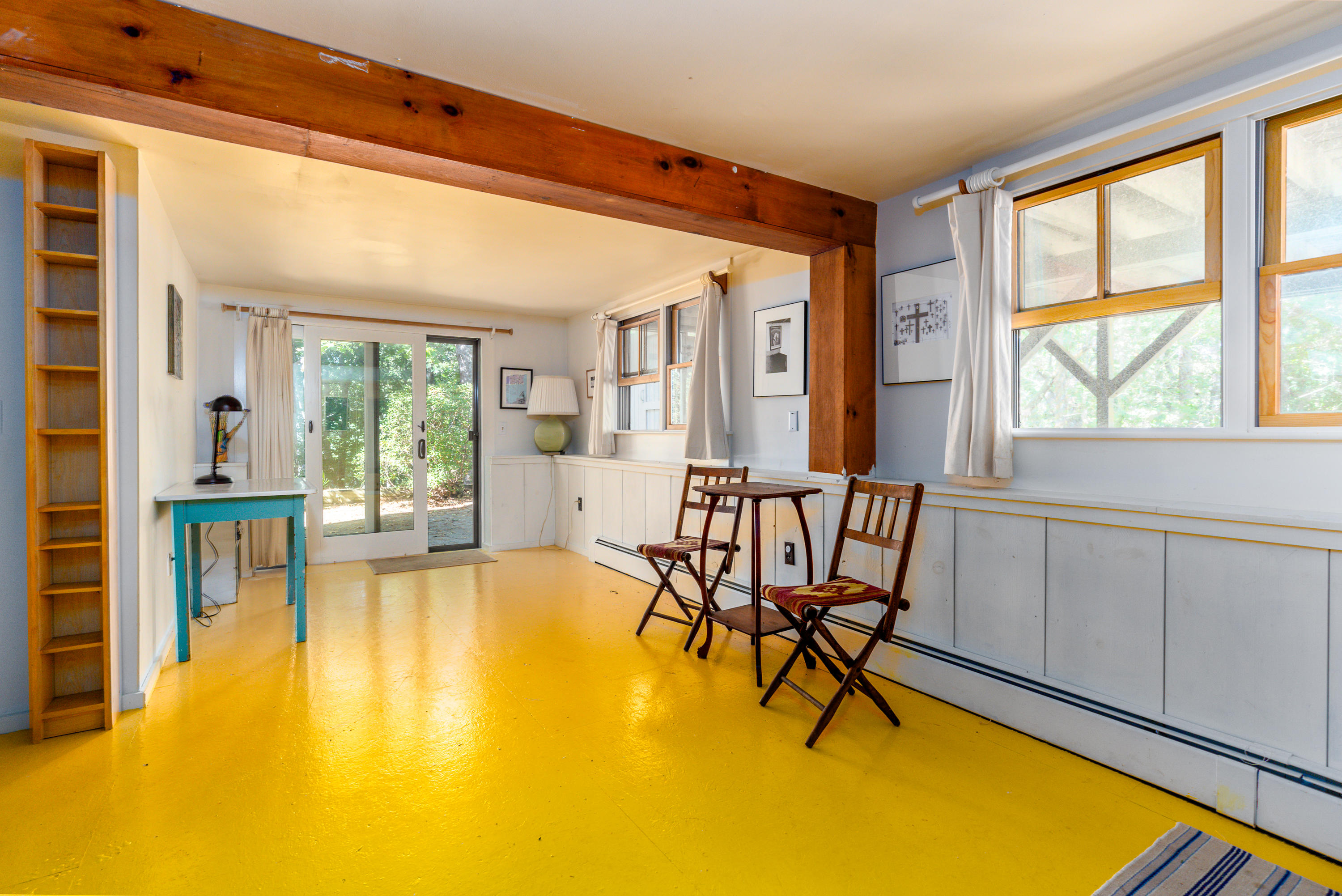 16 Meadow View Wellfleet, MA 02667 - Photo 24 of 36 a view of a swimming pool with a table and chairs