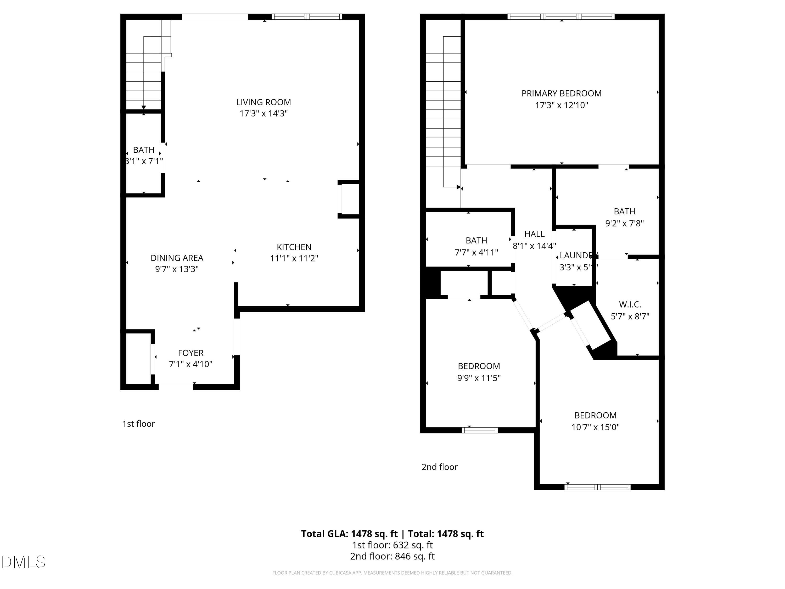 446 White Oak Ridge Drive Garner, NC 27529 - Photo 44 of 44 Floor Plan