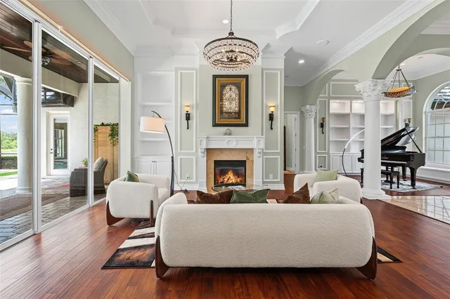 a bath tub sitting next to a window