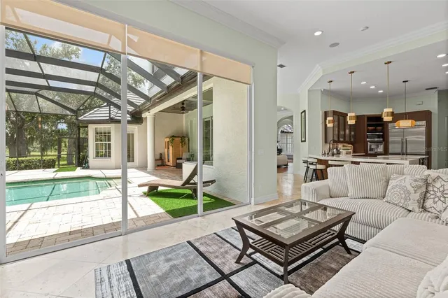 a view of a bathroom with a window
