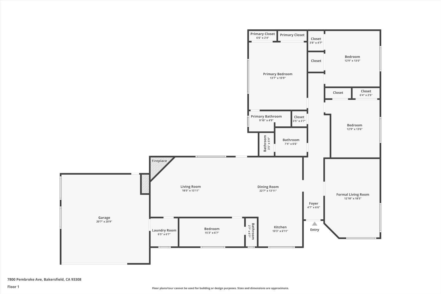 Undisclosed Address Bakersfield, CA 93308 - Photo 3 of 50 view of hall