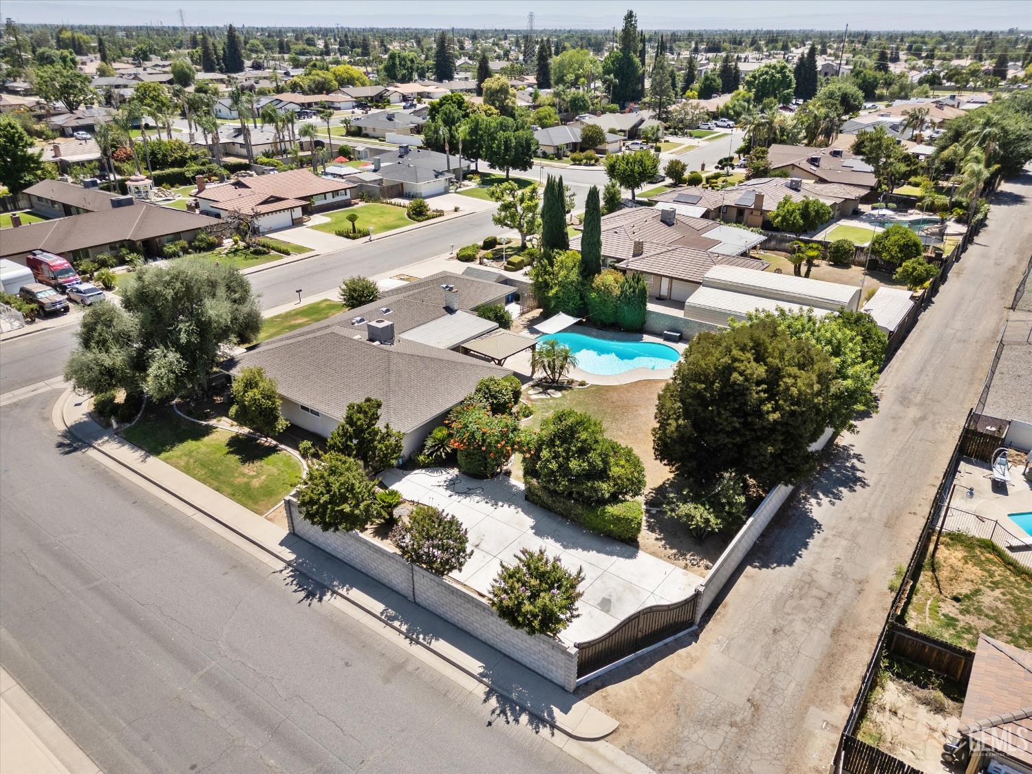 Undisclosed Address Bakersfield, CA 93308 - Photo 4 of 50 an aerial view of residential houses with outdoor space