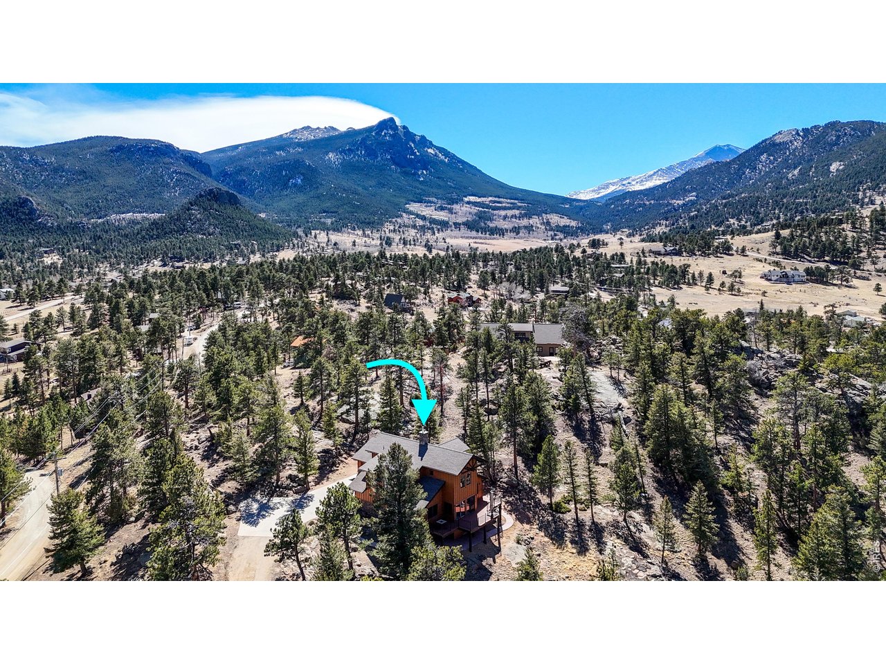 2619 Ridge Lane Estes Park, CO 80517 - Photo 41 of 48 Twin Sisters (left) and Mount Meeker (right).