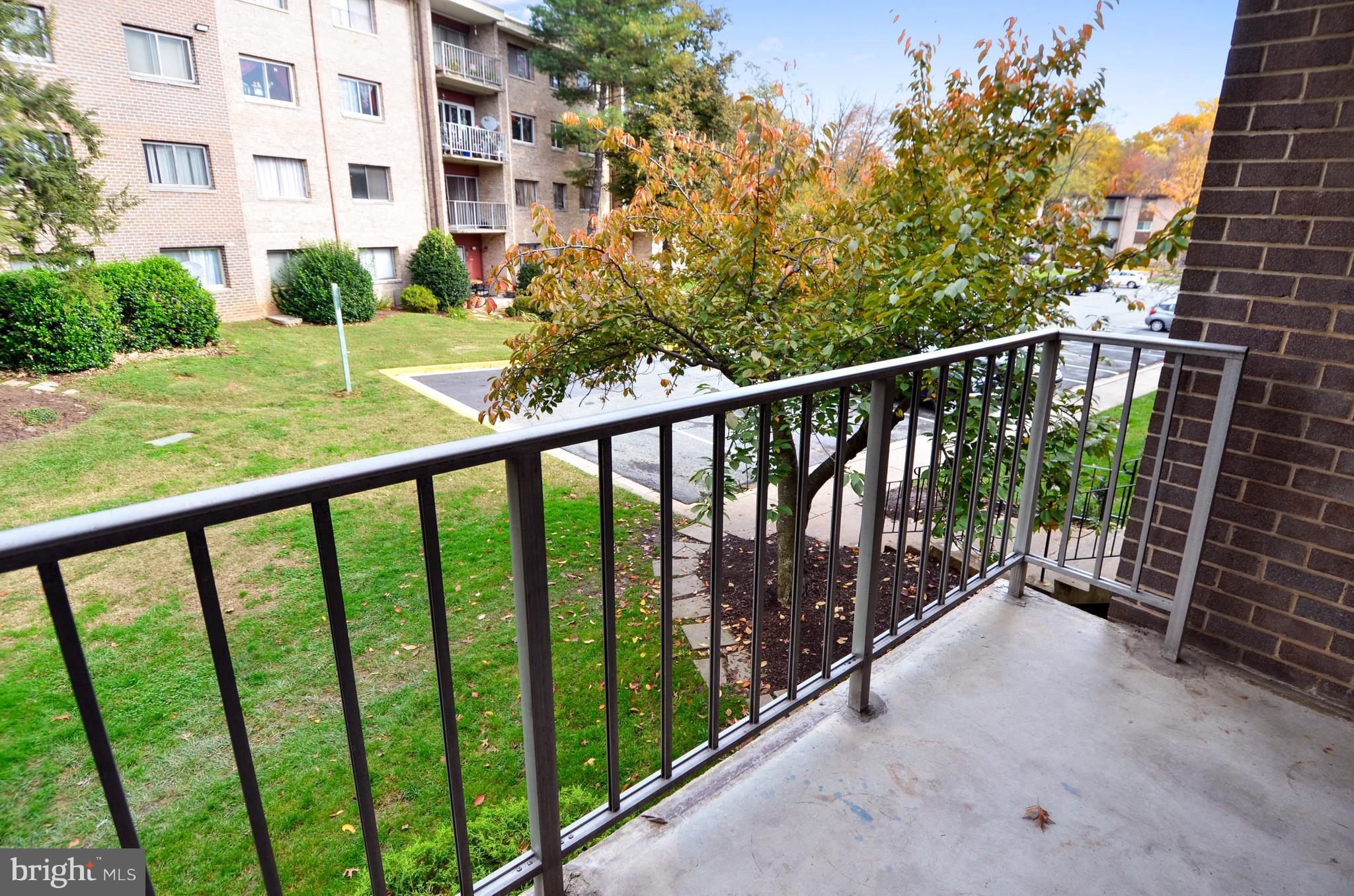 3814 Bel Pre Road, Unit 864 Silver Spring, MD 20906 - Photo 21 of 21 Private Balcony