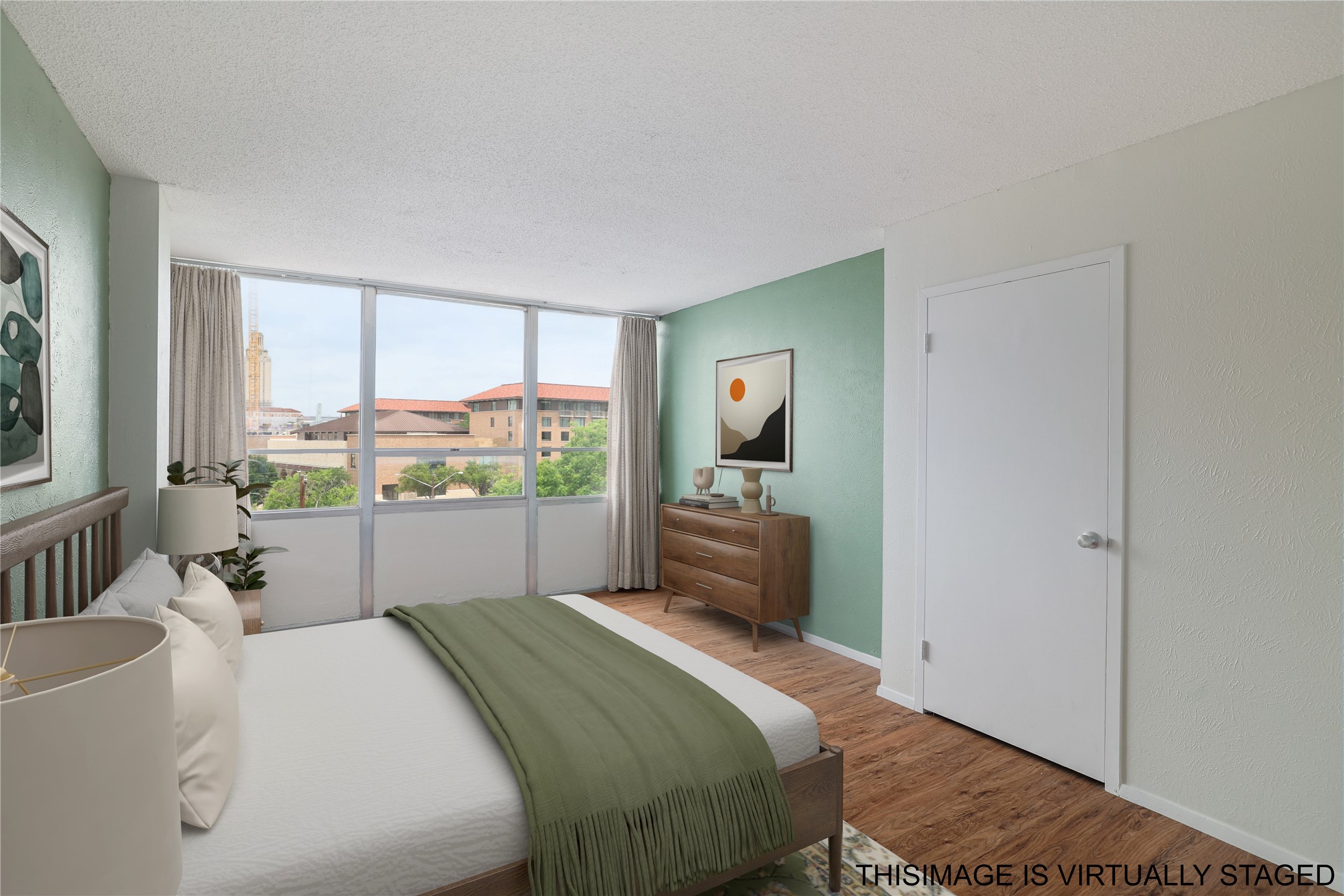 1800 Lavaca Street, Unit A508 Austin, TX 78701 - Photo 7 of 25 Virtually staged second bedroom.