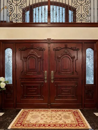 a view of front door