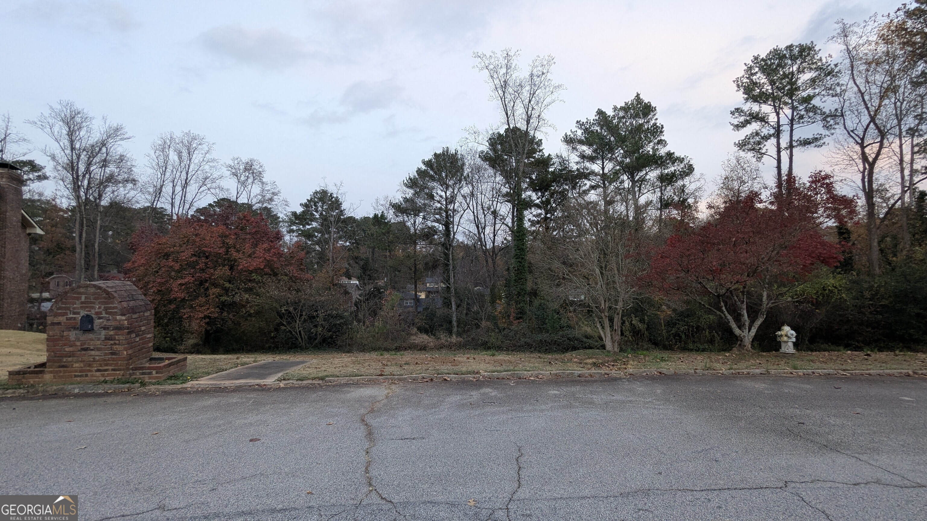 a view of outdoor space with trees