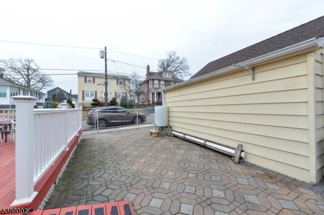 a view of a terrace with outdoor seating