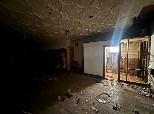 a view of storage and utility room