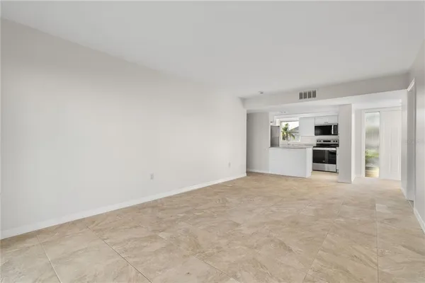 a view of a kitchen with an oven