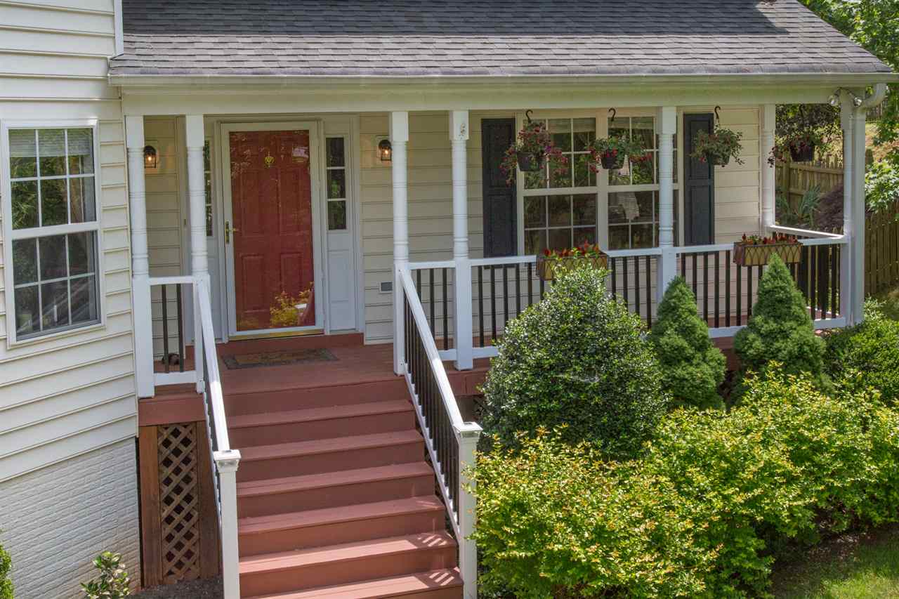 72 Willow Way Road Barboursville, VA 22923 - Photo 8 of 50 The new railing and balusters with Trex decking compliment the front door and its sidelights. The front entry posts are capped with solar panels for a welcoming lighted atmosphere at dusk. SAVE TIME, TAKE THE VISUAL TOUR
