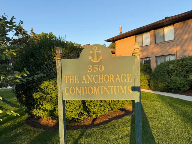 a sign on the side of the building