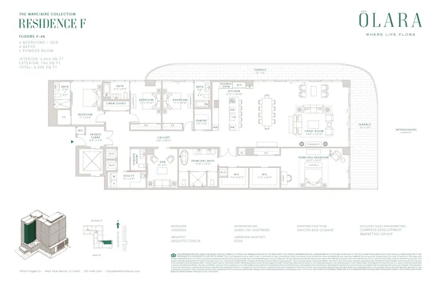 $6,590,000 | 1919 North Flagler Drive, Unit 813, West Palm Beach, FL 33407