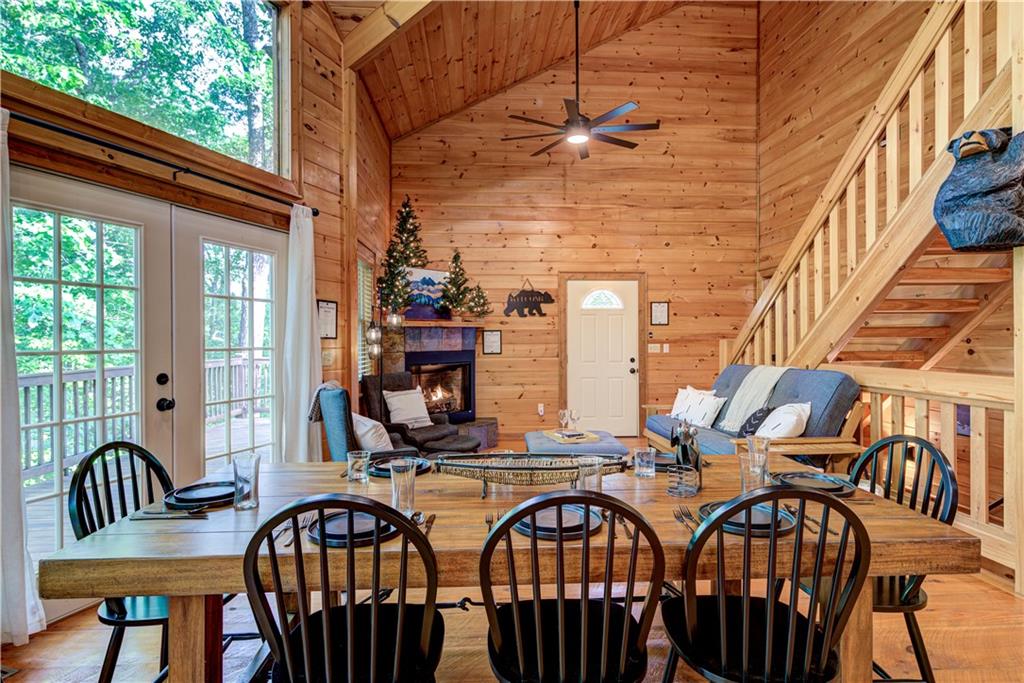 774 Kelly Ridge Drive Blue Ridge, GA 30513 - Photo 31 of 99 a view of a balcony with furniture