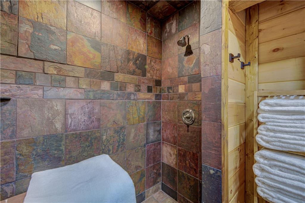 774 Kelly Ridge Drive Blue Ridge, GA 30513 - Photo 58 of 99 a bathroom with a shower and a sink