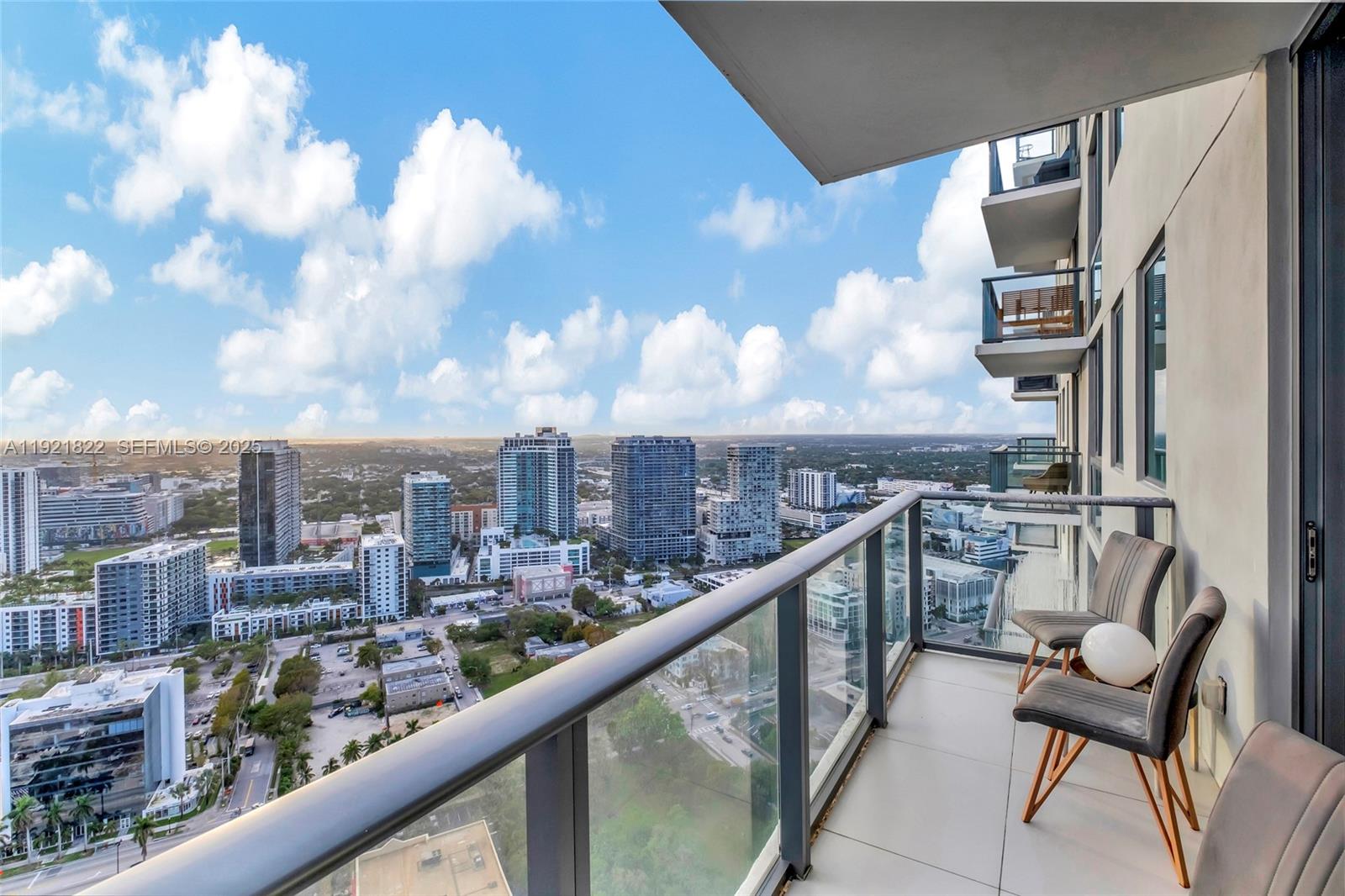 501 Northeast 31st Street, Unit 3708 Miami, FL 33137 - Photo 23 of 31 a view of a balcony with city view