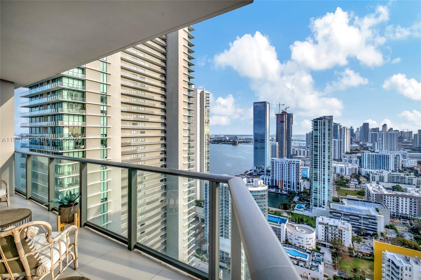 501 Northeast 31st Street, Unit 3708 Miami, FL 33137 - Photo 4 of 31 a view of a city from a balcony