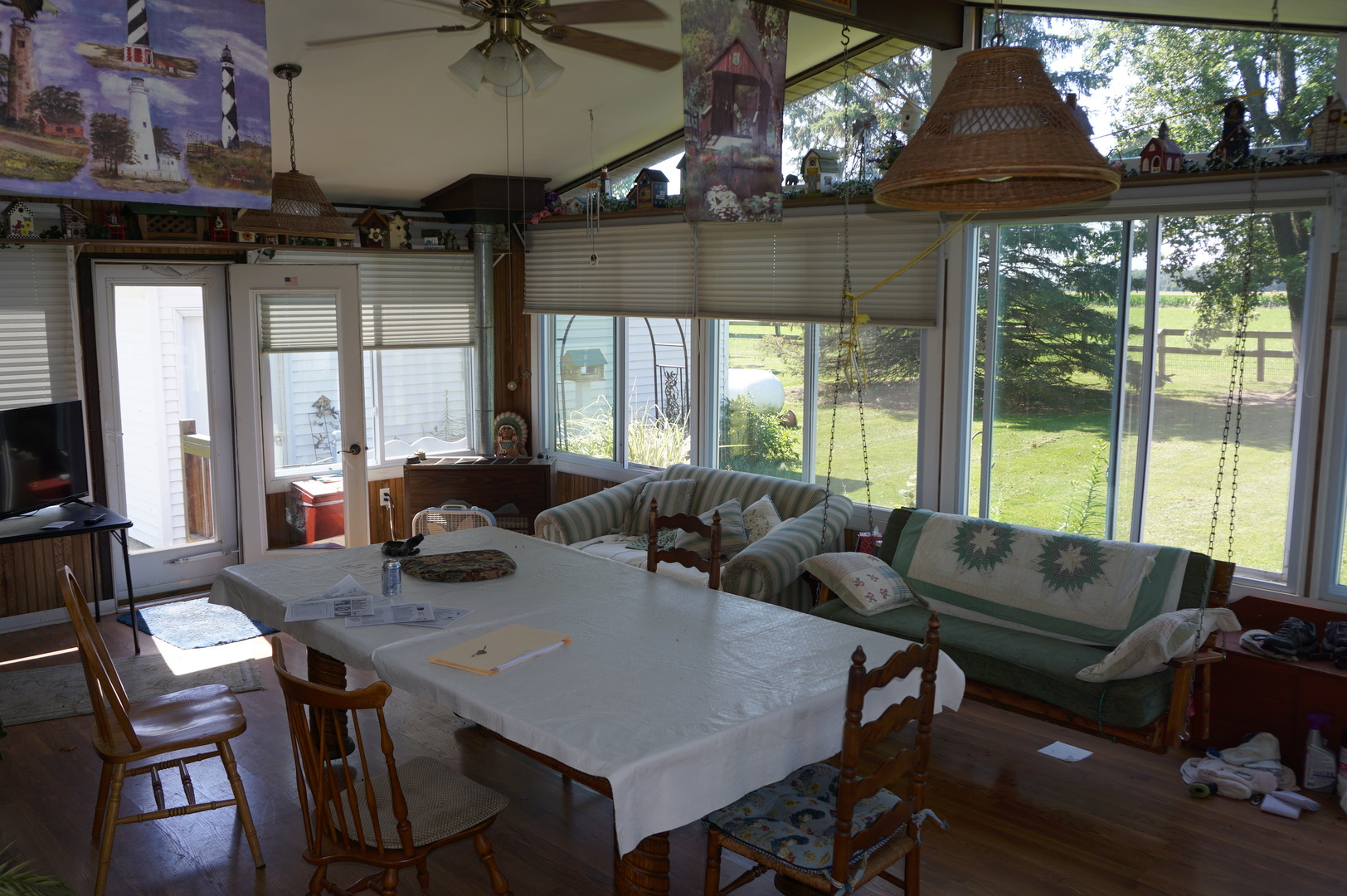 1924 East 6000th Road South St. Anne, IL 60964 - Photo 35 of 35 a living room with furniture and a large window