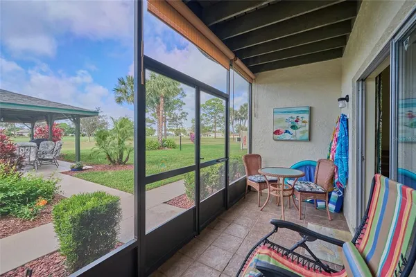a view of a large window with an outdoor space
