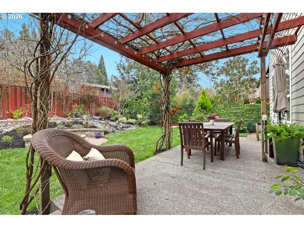 3356 Northwest 153rd Terrace Portland, OR 97229 - Photo 19 of 24 a view of a porch with furniture and a yard