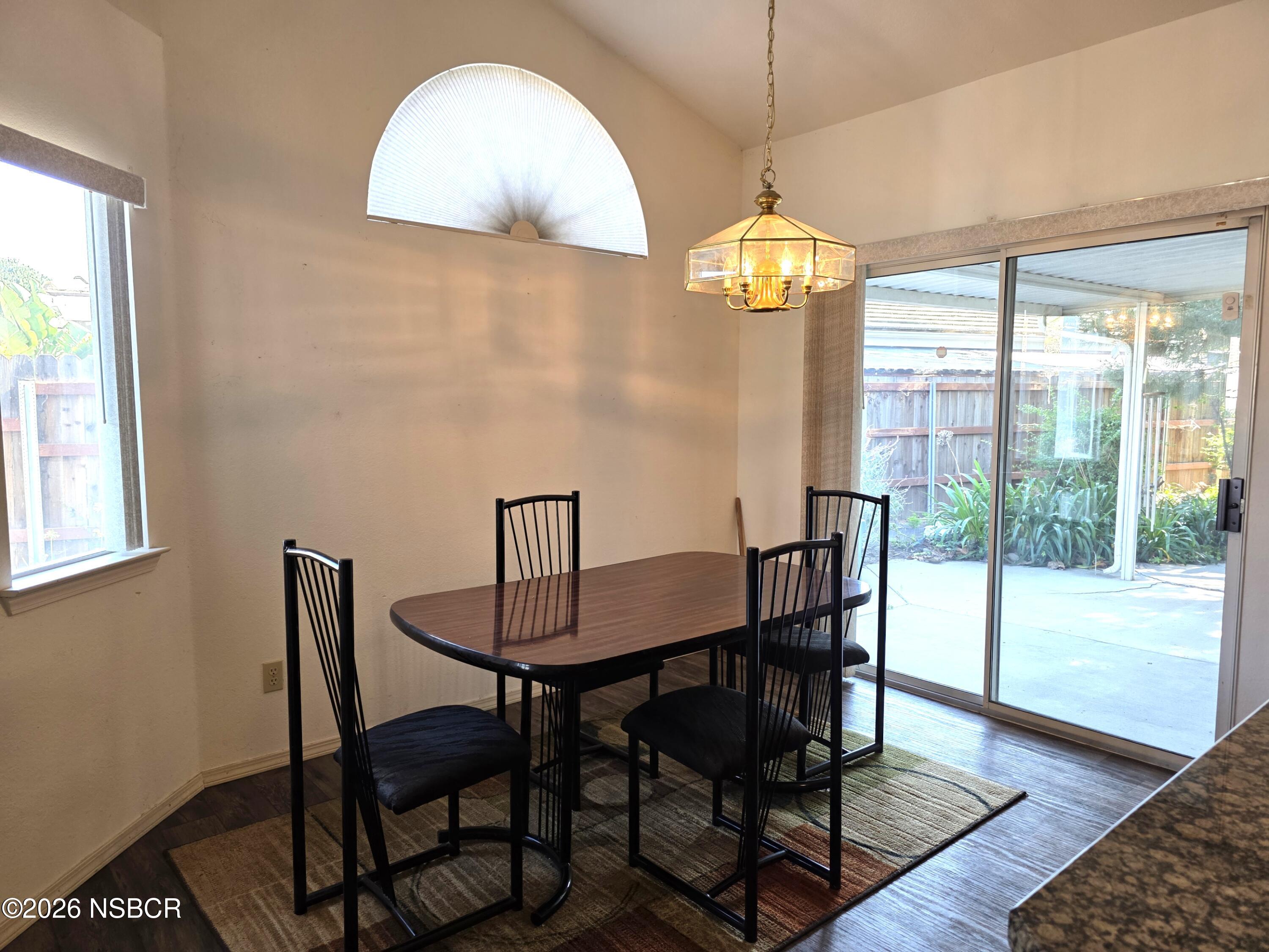 1112 Rachel Drive Santa Maria, CA 93454 - Photo 4 of 23 a view of a dining room with furniture window and wooden floor