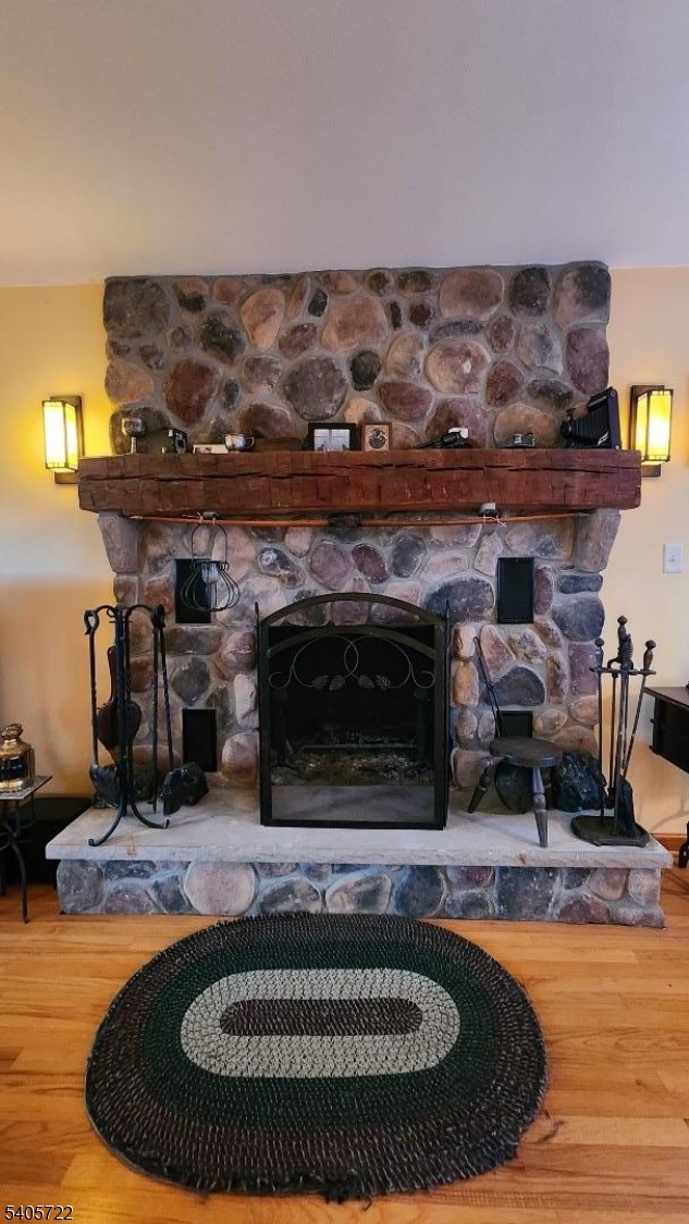 136 Route560 Layton, NJ 07851 - Photo 33 of 50 a living room with furniture and a fireplace