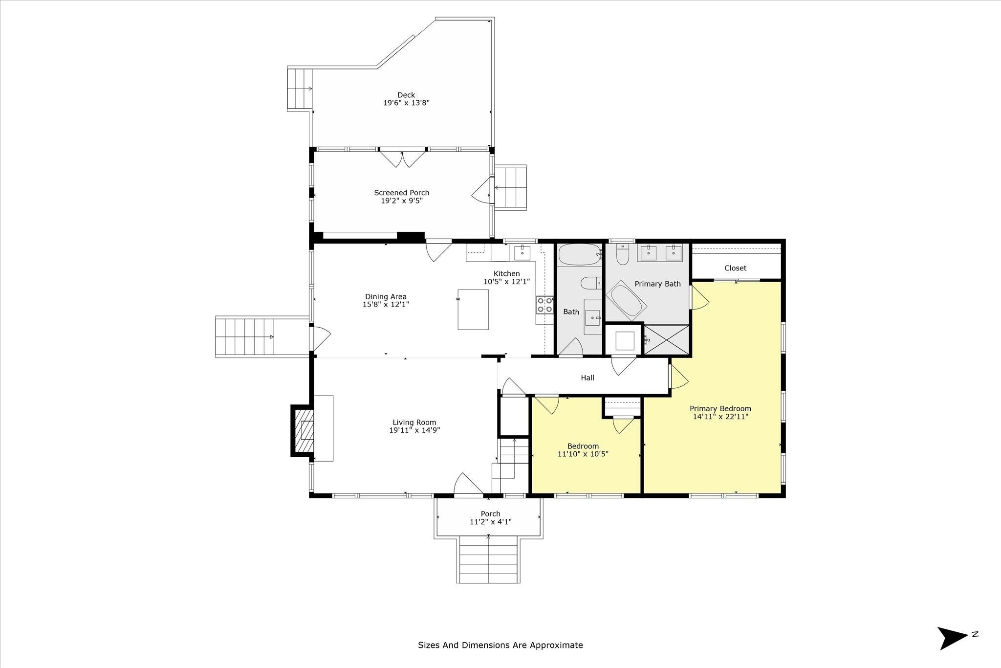 308 Byron Avenue West Mobile, AL 36609 - Photo 32 of 33 Floor plan