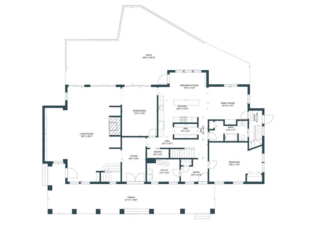 25 Mill Lane Hingham, MA 02043 - Photo 25 of 26 a picture of floor plan
