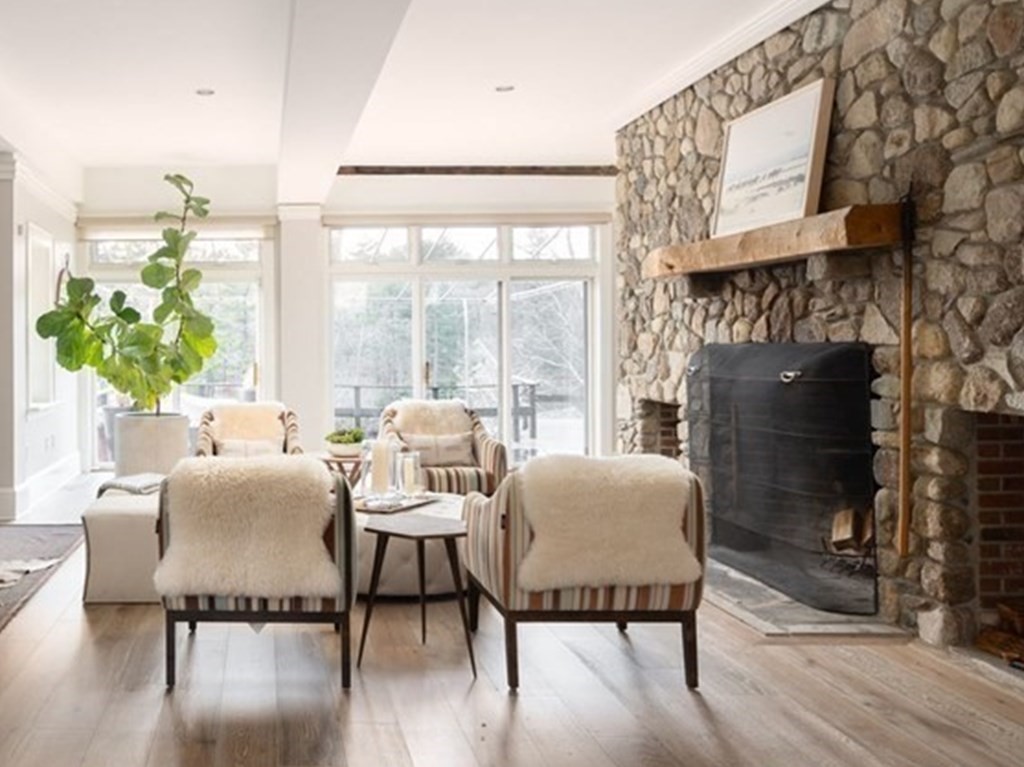 25 Mill Lane Hingham, MA 02043 - Photo 4 of 26 a living room with furniture a table and a potted plant