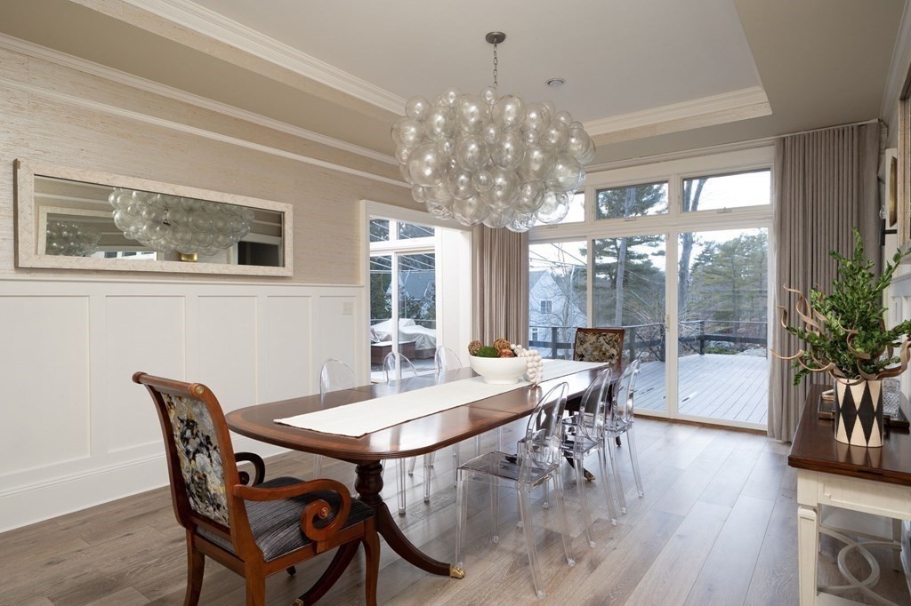 25 Mill Lane Hingham, MA 02043 - Photo 10 of 26 a view of a dining room with furniture window and wooden floor