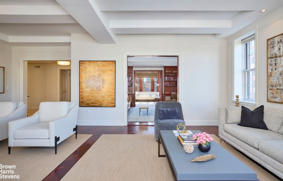 841 Madison Avenue, Unit 11/12 Manhattan, NY 10021 - Photo 4 of 19 a living room with furniture and a couch