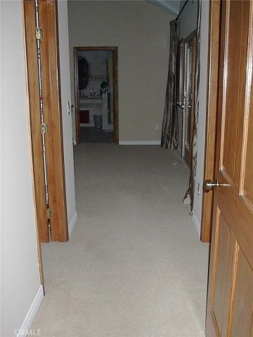 a view of a room with an entryway