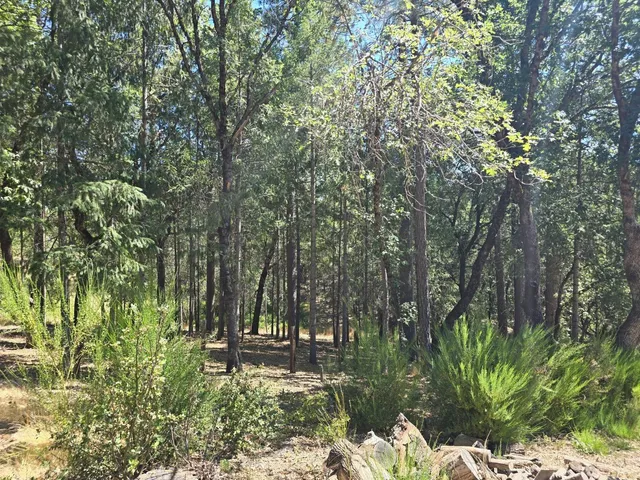 a backyard of a house with table and chairs under an umbrella