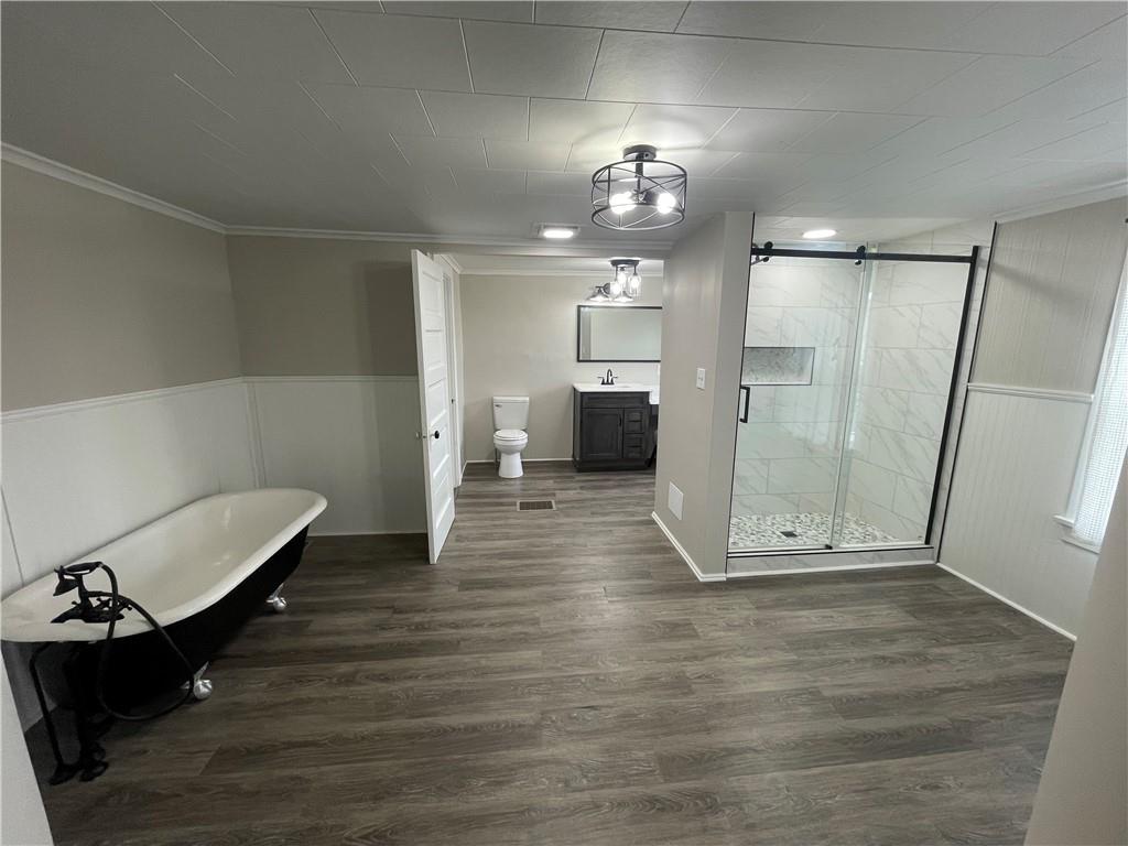 624 4th Street Monongahela, PA 15063 - Photo 22 of 29 a view of a room with furniture and wooden floor