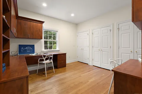wooden floor and a livingroom with furniture