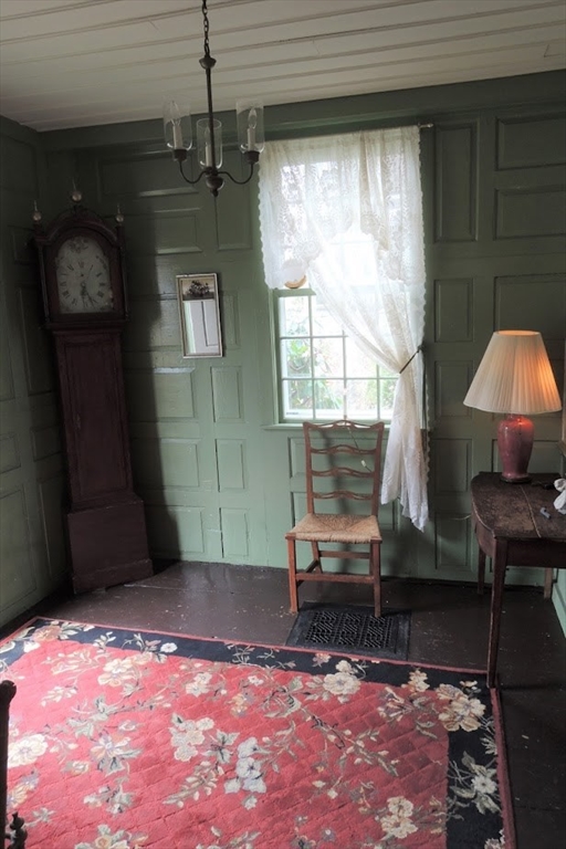 17 South Main Street Petersham, MA 01366 - Photo 16 of 24 a view of empty room with wooden floor and fan