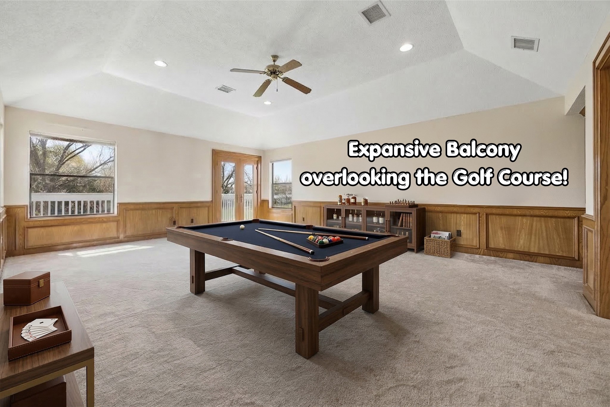 1707 Rambling Stone Drive Richmond, TX 77406 - Photo 22 of 42 EXPANSIVE GAMEROOM FEATURING VAULTED CEILINGS AND DIRECT ACCESS TO A PRIVATE BALCONY. ***Virtually Staged.