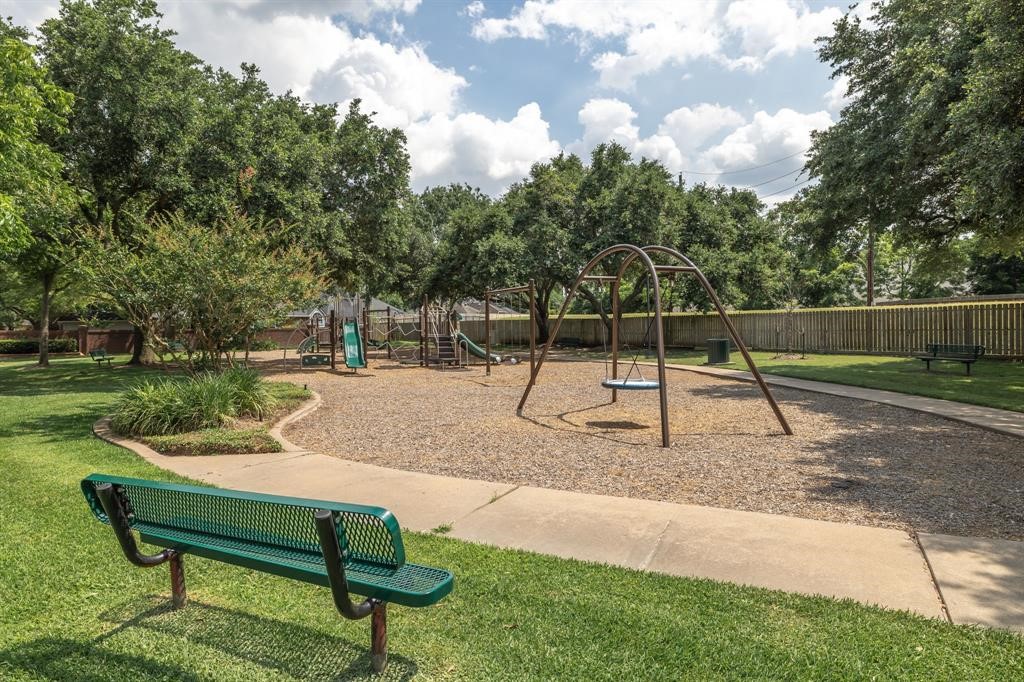 1707 Rambling Stone Drive Richmond, TX 77406 - Photo 39 of 42 a park view with a bench and trees