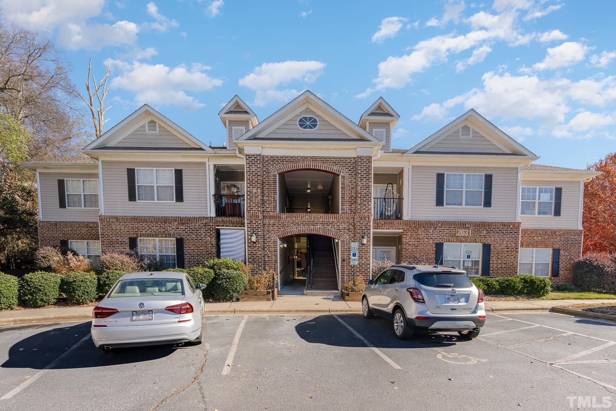 a car parked in front of a house