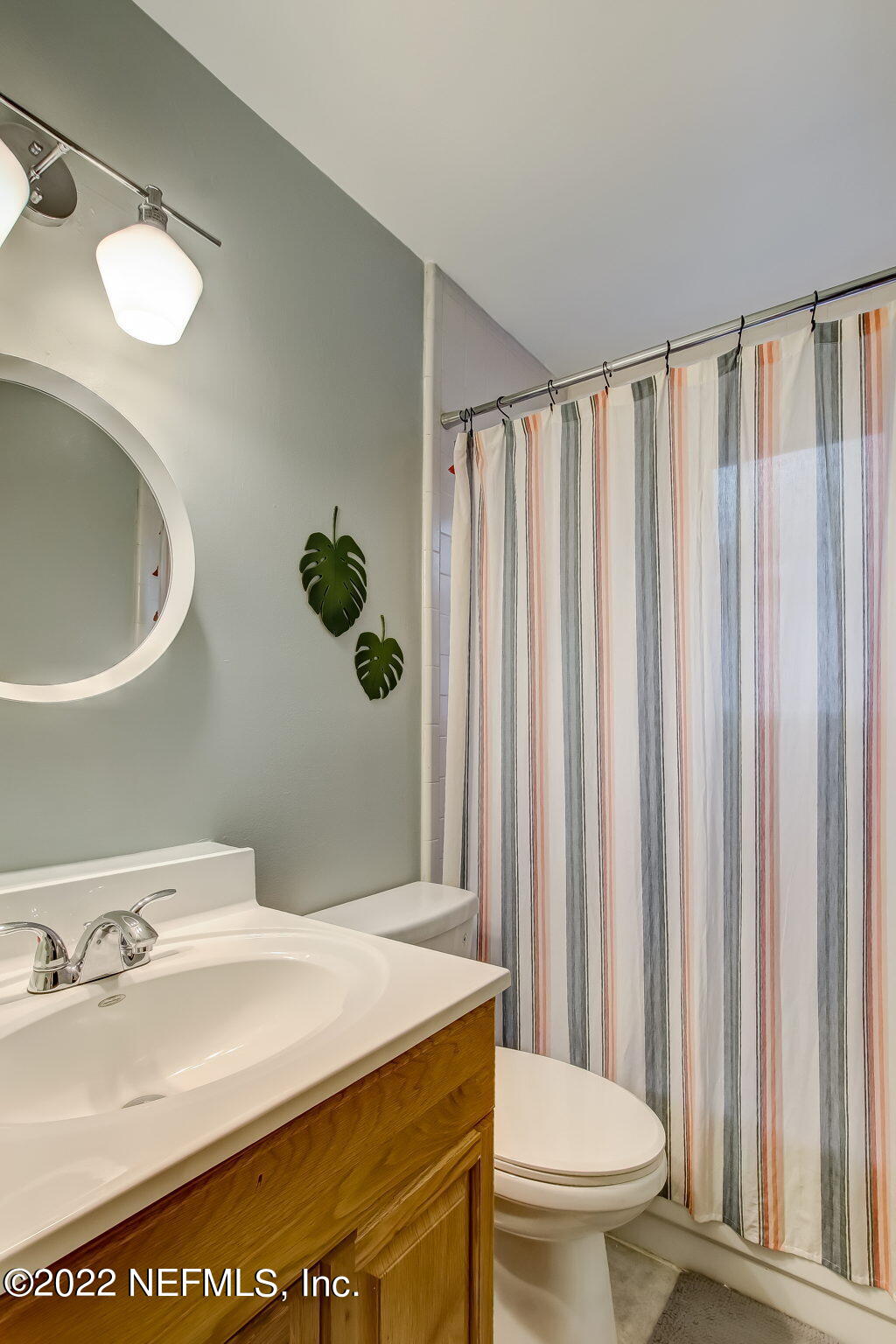 1618 Panther Ridge Court Jacksonville, FL 32225 - Photo 33 of 46 a bathroom with a sink a toilet and a mirror