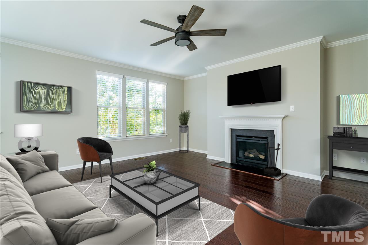 1521 Rodessa Run Raleigh, NC 27607 - Photo 9 of 29 Take a look at the easy furniture placement in what could be your new living room.