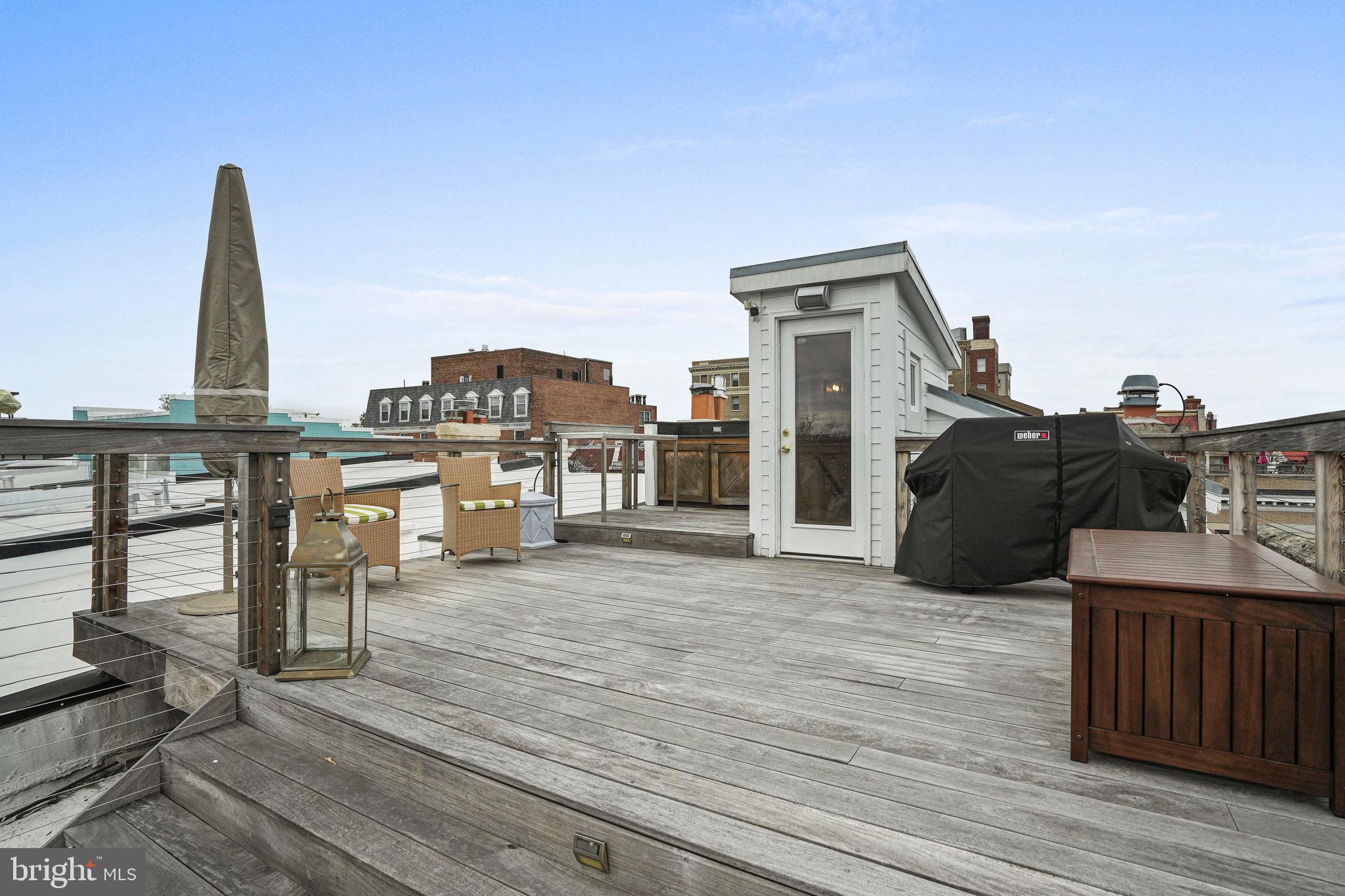 1850 Kalorama Road Northwest, Unit A Washington, DC 20009 - Photo 34 of 35 Propane gas grill on roof terrace