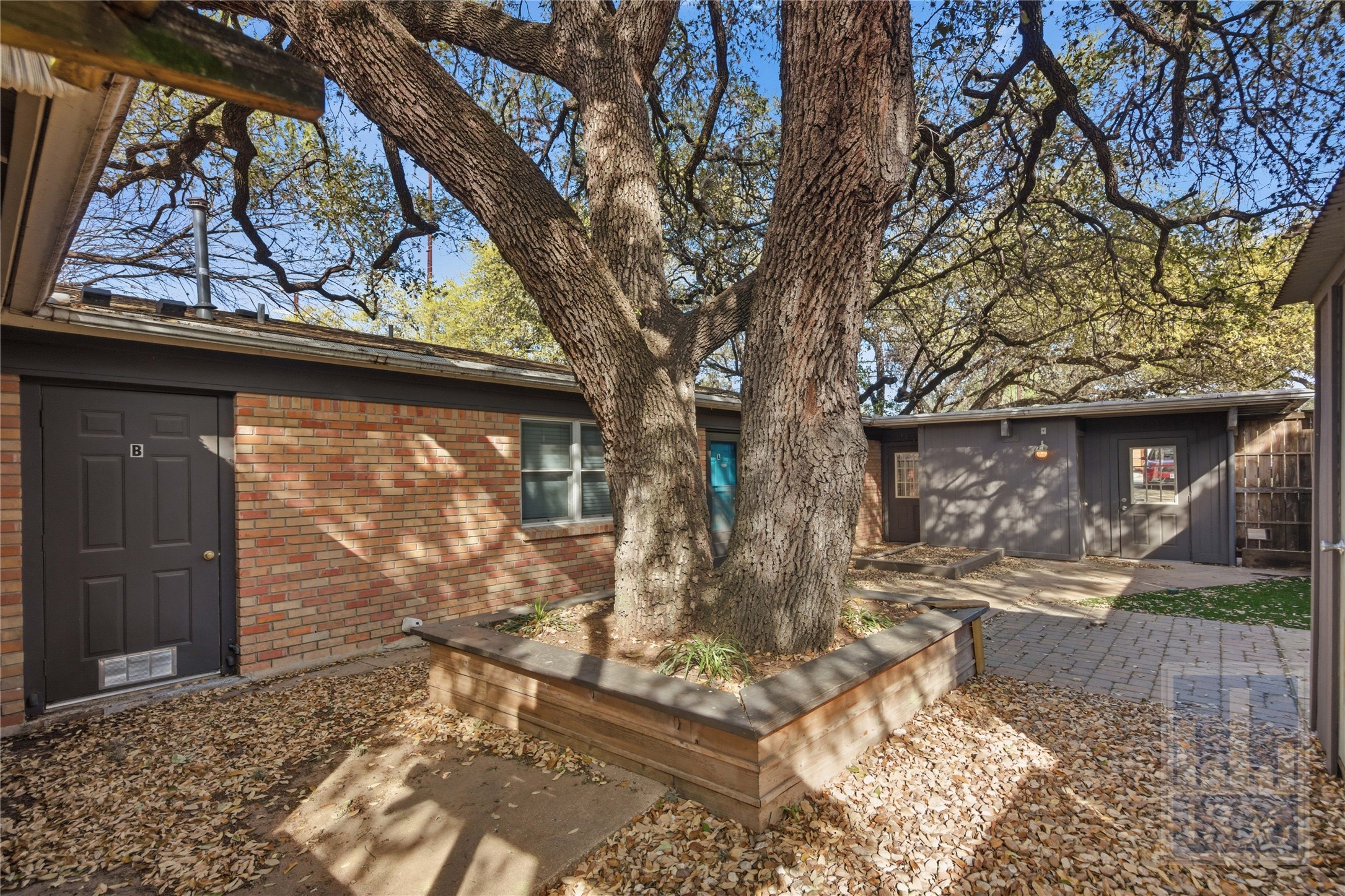 2416 South 5th Street, Unit B Austin, TX 78704 - Photo 26 of 28 a view of a yard of the house and tree
