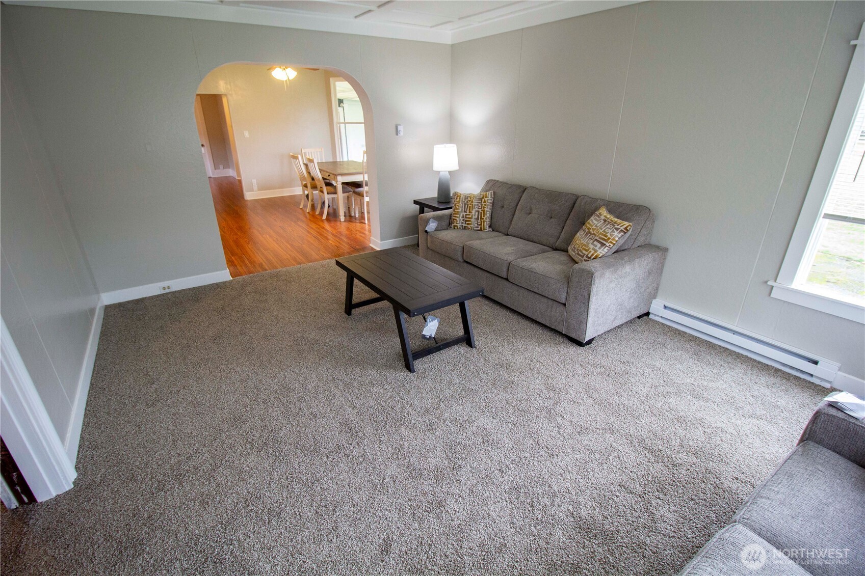 412 5th Street Hoquiam, WA 98550 - Photo 6 of 17 a living room with furniture and a window
