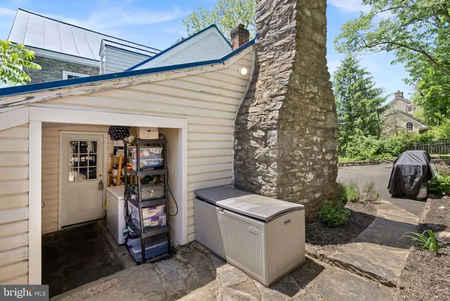 a big yard with lots of green space and trees