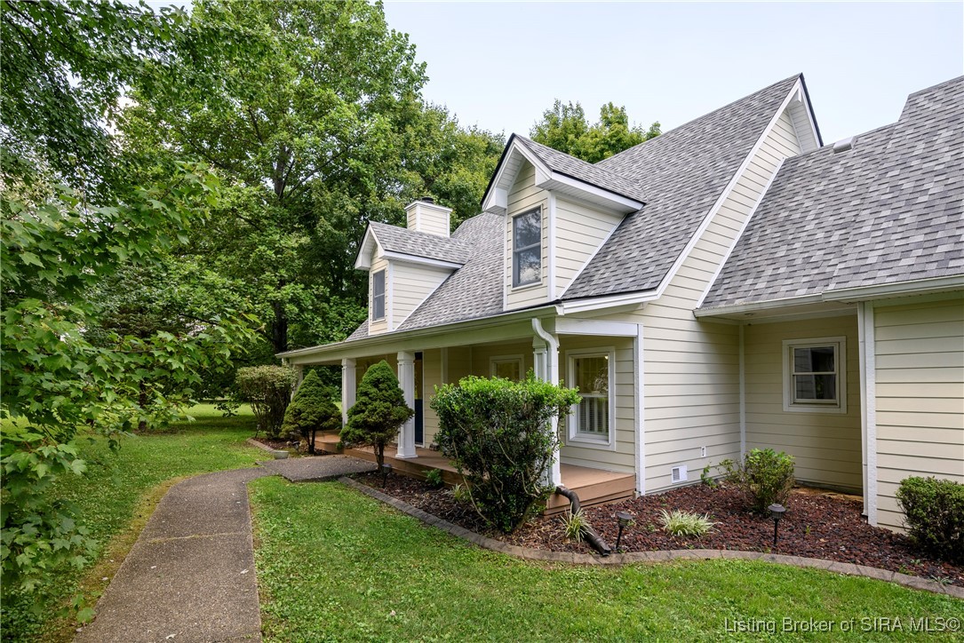 4100 Brush College Road Floyds Knobs, IN 47119 - Photo 66 of 66 Front of house...wide lot
